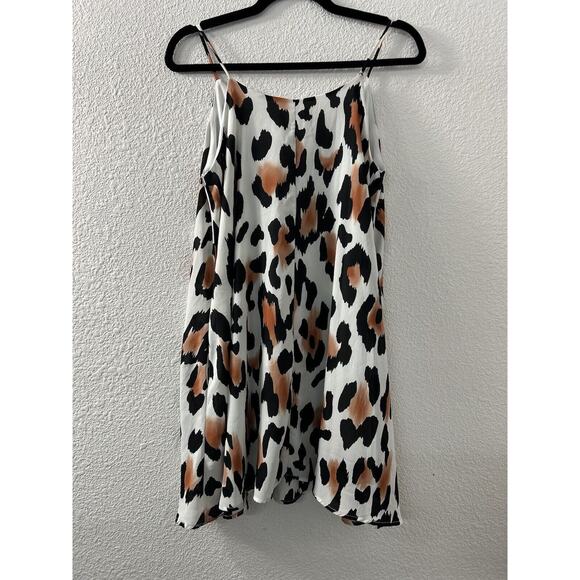 Peach Love California Slip Dress Womens Size S Cheetah Lined Sleeveless MobWife - Picture 5 of 8